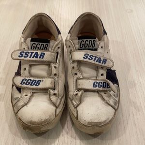 White and navy children's boys Golden Goose. Size 31. Good condition